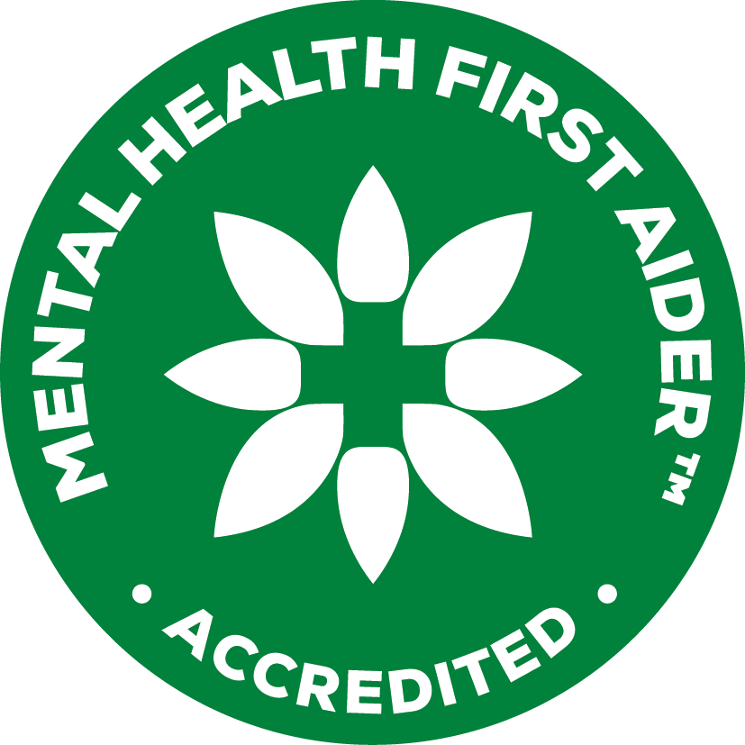 Mental Health First Aider Accredited badge